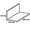 Profil uholníkový samolepiace PVC sonoma 19.5x19.5x2600,2