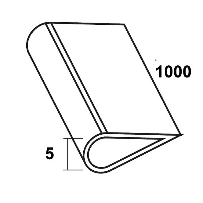 Ochranný profil PVC transparentný 5x1000