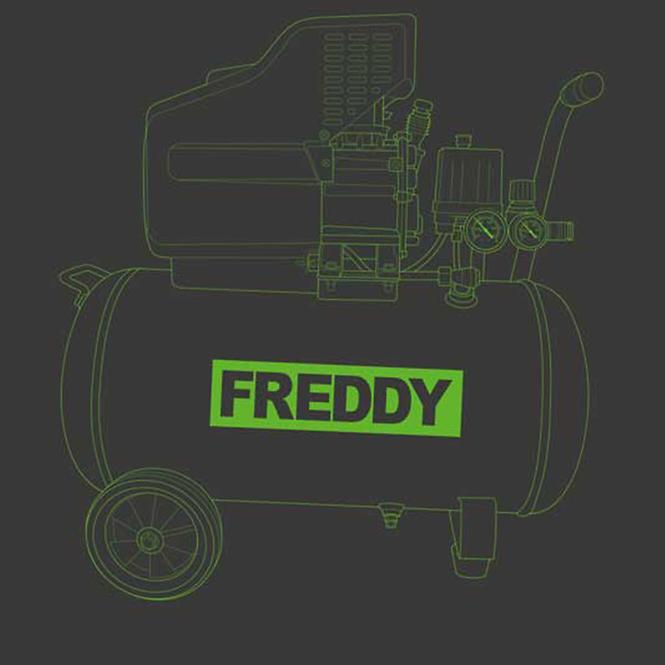 Olejový kompresor Freddy 1,5kW 2,0HP 24l