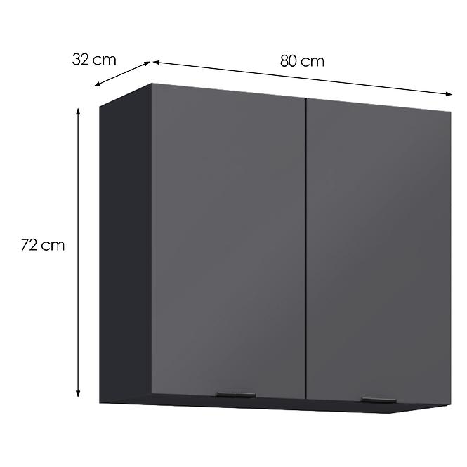 Kuchyňská Skříňka Loft II G80 grafit