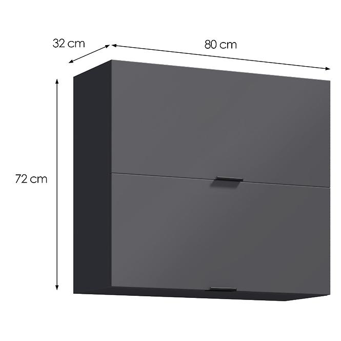 Kuchyňská Skříňka Loft II G80 U grafit