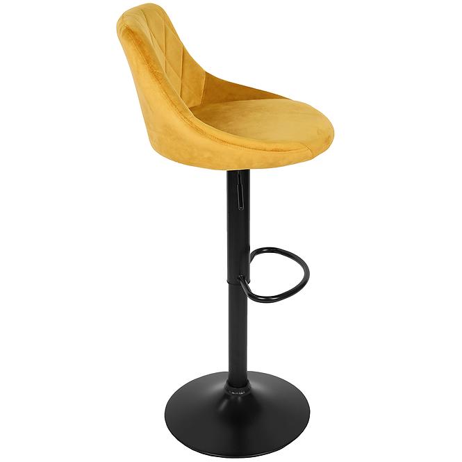 Barová židle Roma zlatá/černá