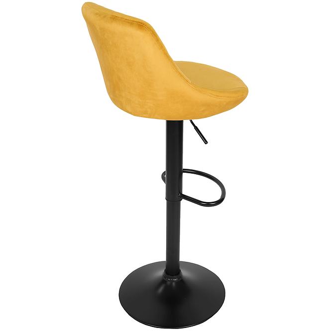 Barová židle Roma zlatá/černá