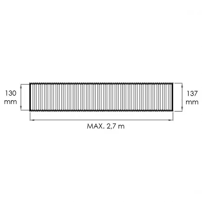 Flexibilní hliníková trubka Flex 130
