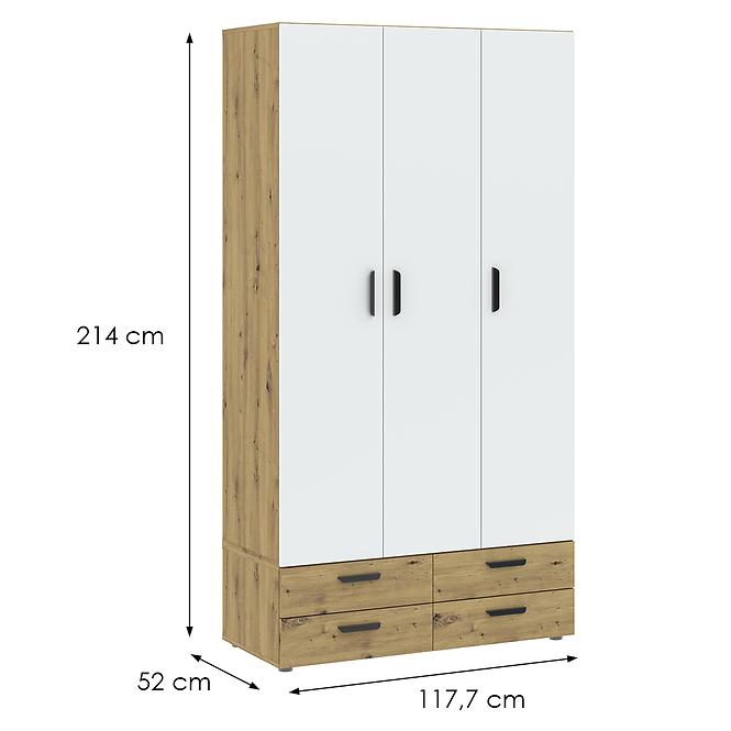 Skříň Basic Two 3D4S 5003289