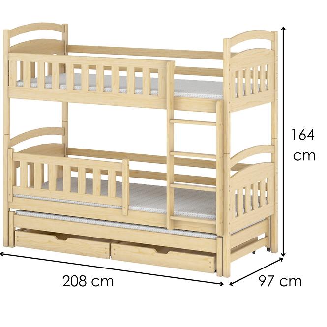 Postel Blanka 90x200 pine