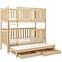 Postel Emilka 80x180 pine