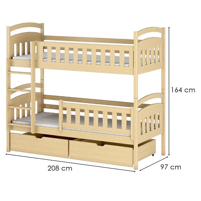 Postel Ignas 90x200 pine