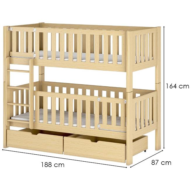 Postel Ksawery 80x180 pine