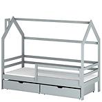 Posteľ Domček Lila 90x200 grey