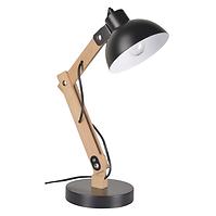 Stolní lampa UNLE 66391 BLACK-WOOD LB1