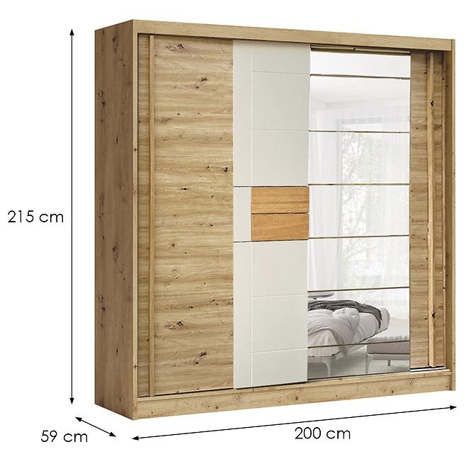 Skříň Avantgarde AV-2-200 artisan/kašmír