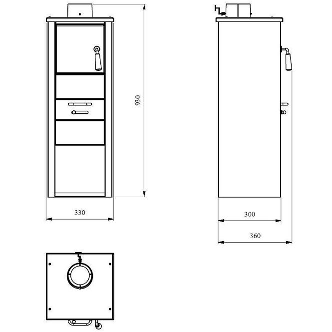 Kamna ekonomik LM 6 kW