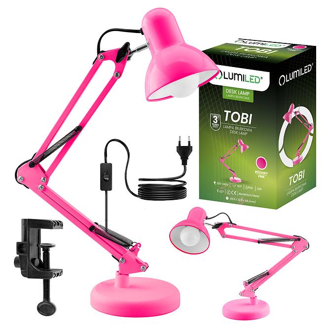 SVITIDLO TOBI PINK 1XE27 LB1