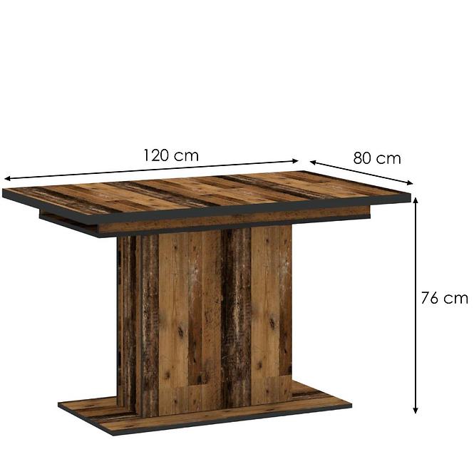 Stůl Replica 120/160x76x80 old style