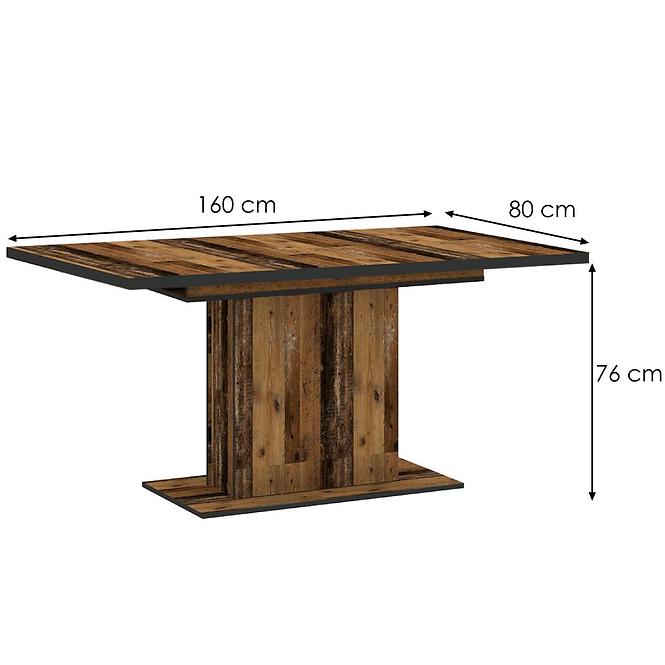Stůl Replica 120/160x76x80 old style