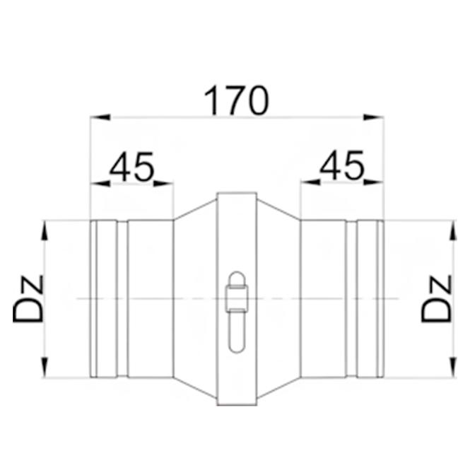 Potrubní filtr 100 DPO12