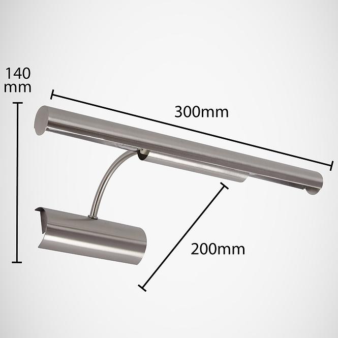 Osvětlení obrazů hl6642l chrom