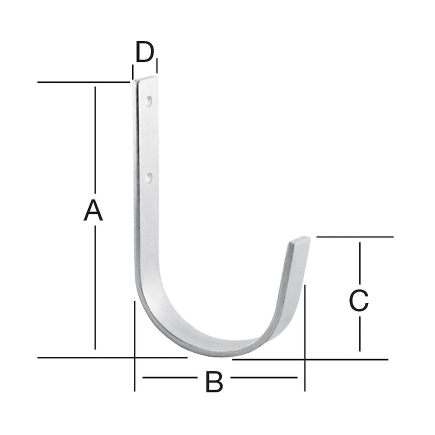 Hák uni 110x55x60x20 zn