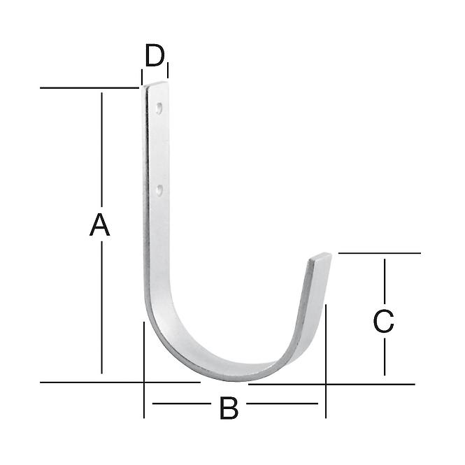 Hák uni 87x32x39x15 zn