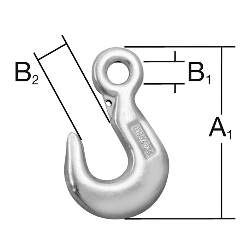 Hák tažný do 250 kg zn 1 ks