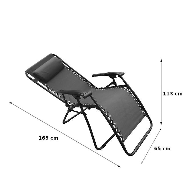 Polohovatelné křeslo D-070 modré