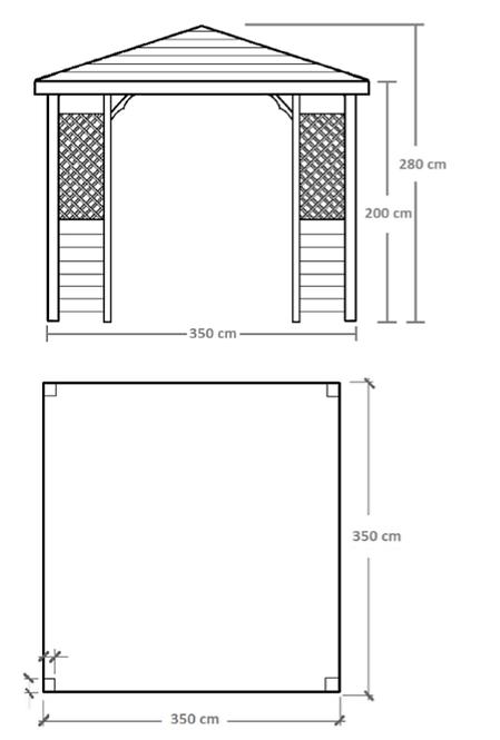 Altán VI 3,5x3,5x3m