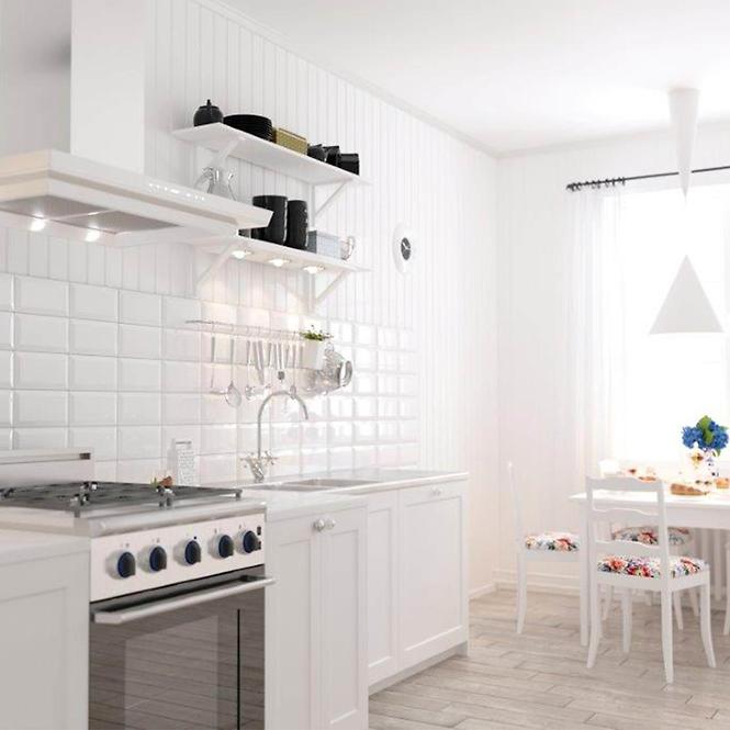 Nástěnný obklad Metrotiles white glossy 10/20