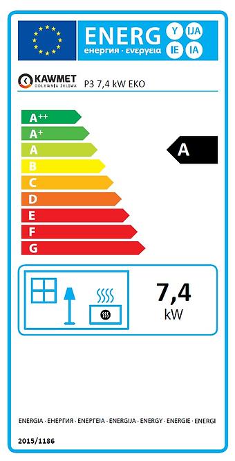 Krbová kamna P3 7,4 kW ECO