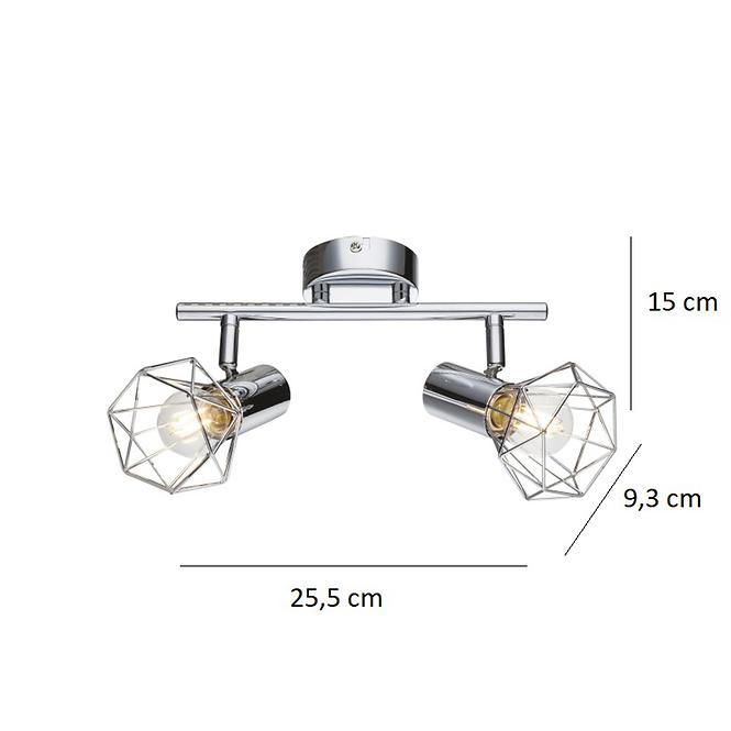 Svitidlo 54802-2 Ls2 drát chróm