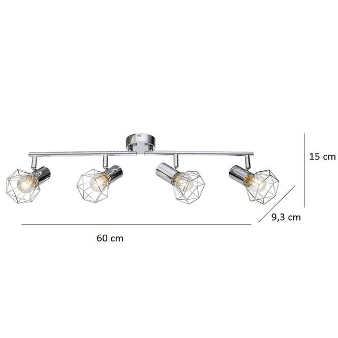 Svitidlo 54802-4 Ls4 drát chróm