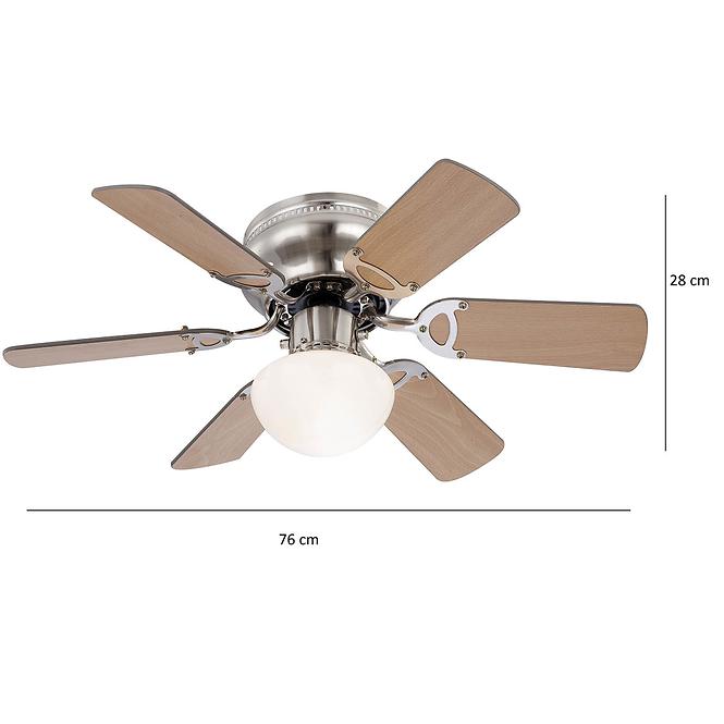 Stropní ventilátor s osvětlením 0307 pl1