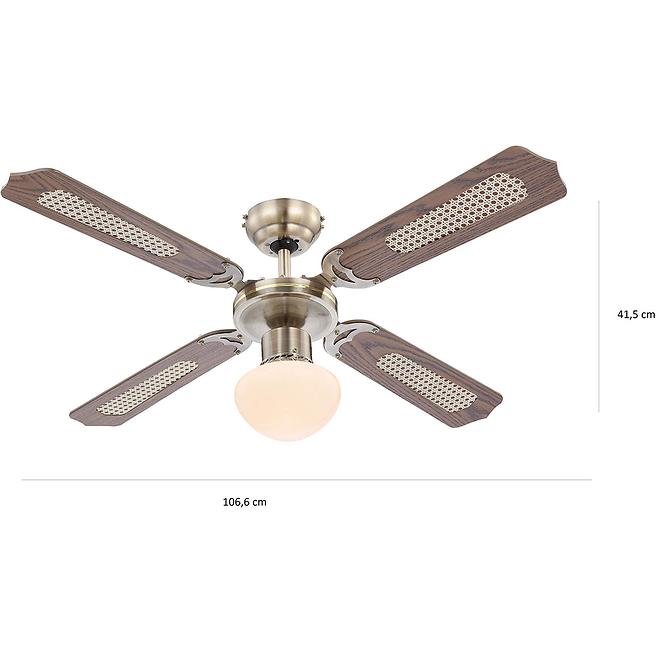 Stropní ventilátor s osvětlením 0309 pl1