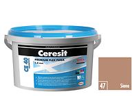 Spárovací hmota Ceresit CE 40 Aquastatic 2 kg siena