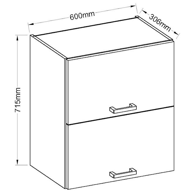 Kuchyňská skříňka Karmen 60gu-72