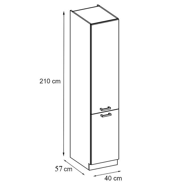 Kuchyňská skříňka Karmen 40dk-210 2f