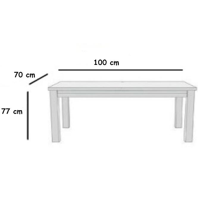 Stůl 100x70 Dub Sonoma