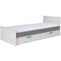 Postel Rest 90 cm Seda/Dub Bila