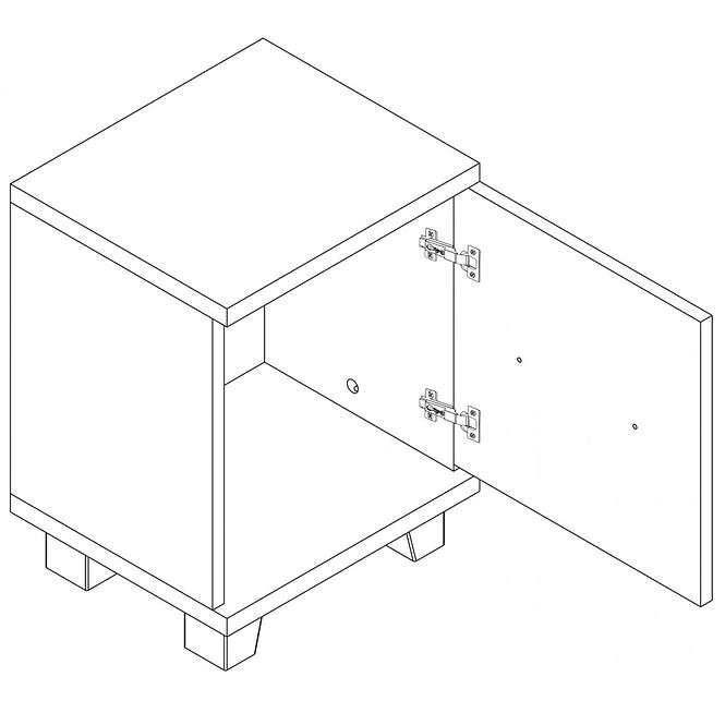 Noční stolek Maximus 35 cm