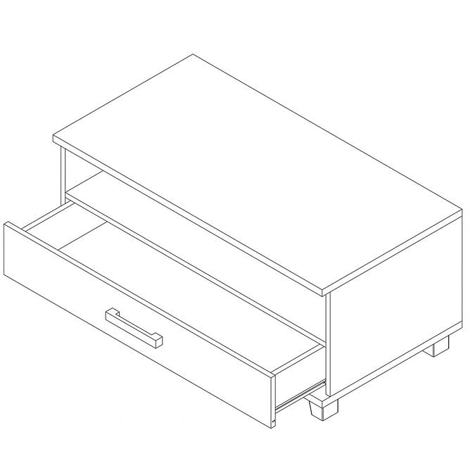 Tv stolek Maximus 100 cm