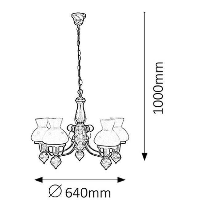 Závěsné svítidlo Petronel 7079 LW5