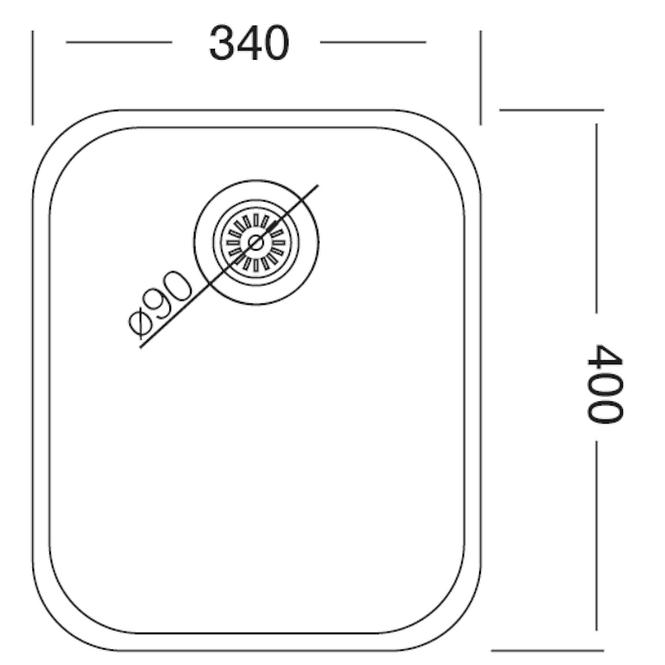 Dřez  Ex-005 340x400