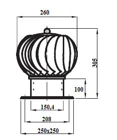 Turbovent TU150OCAL