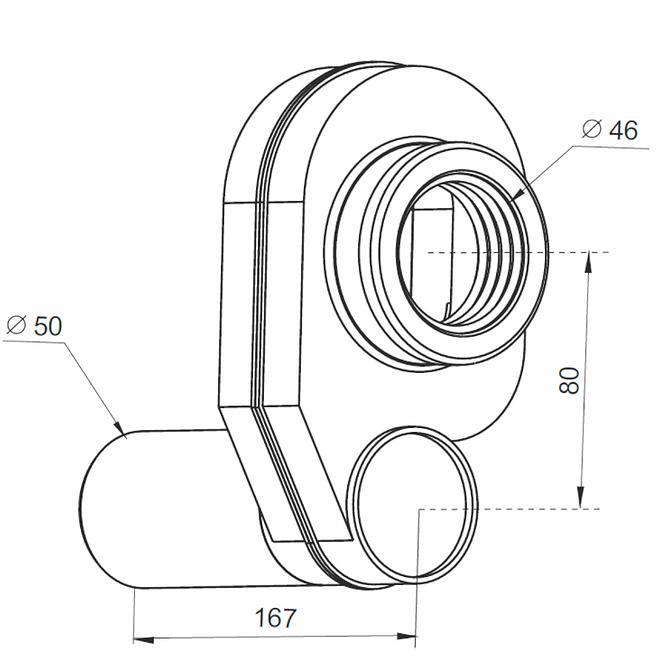 Sifon pro pisoár A50450