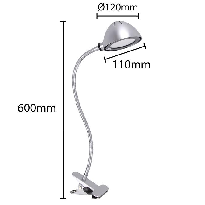 Stolní lampa 02876 Roni Led Silver