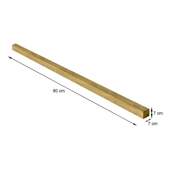 Hranol 70x70x900mm hladký