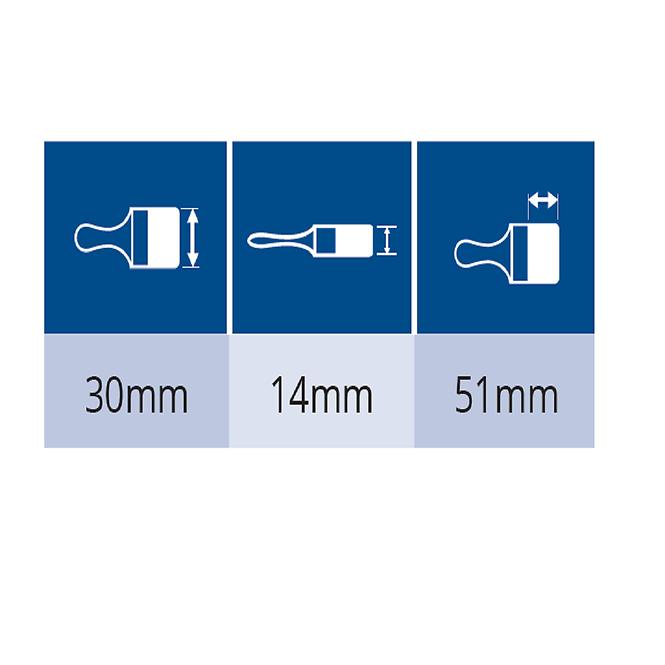 Plochý štětec Acrylic 30