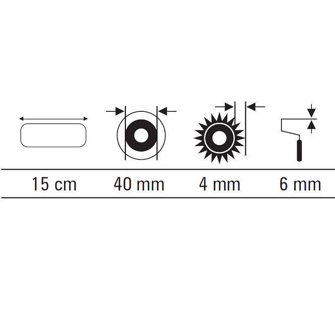 Váleček Vellur 15 cm