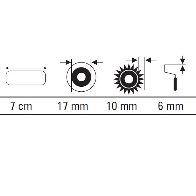 Váleček Microstar 7 cm x 2 MOTIVE