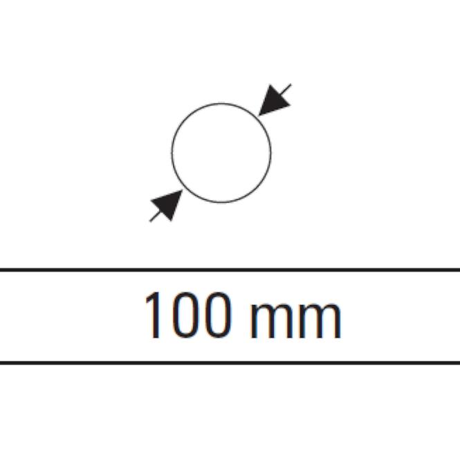 Míchadlo pozinkované 100 mm